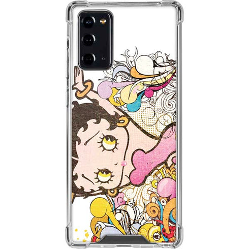 Betty Boop Hands Up Galaxy Note20 5G Clear Case