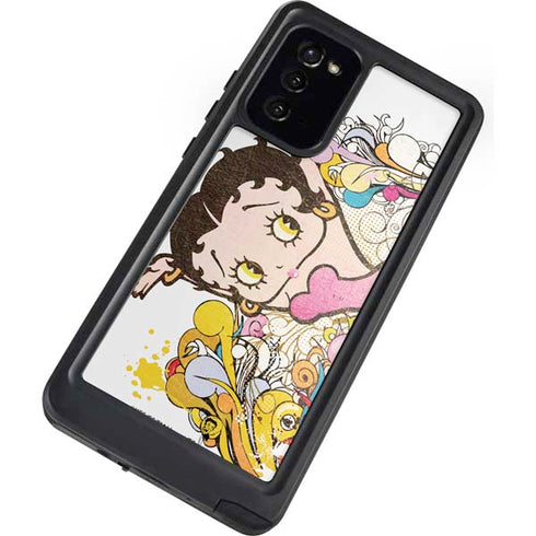 Betty Boop Hands Up Galaxy Note20 5G Waterproof Case