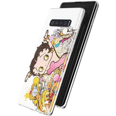 Betty Boop Hands Up Galaxy S10 Skin