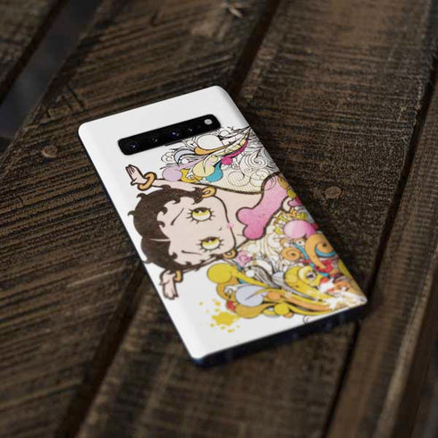 Betty Boop Hands Up Galaxy S10 Skin