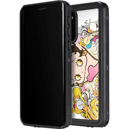 Betty Boop Hands Up Galaxy S20 Plus Waterproof Case