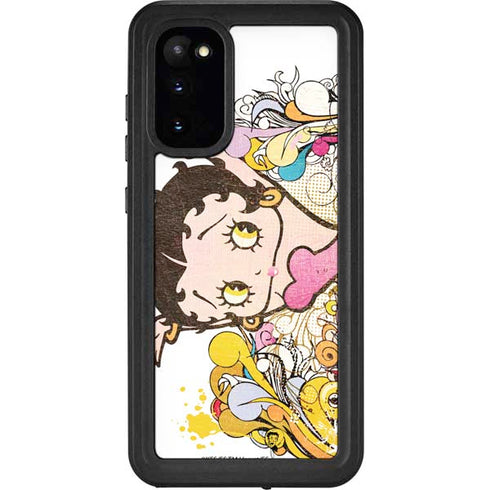 Betty Boop Hands Up Galaxy S20 Waterproof Case