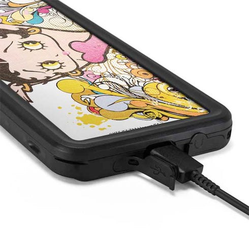 Betty Boop Hands Up Galaxy S20 Waterproof Case