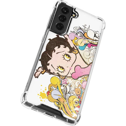 Betty Boop Hands Up Galaxy S21 FE Clear Case
