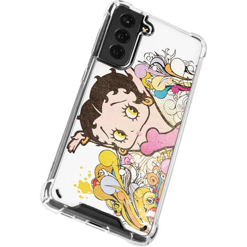 Betty Boop Hands Up Galaxy S21 Plus 5G Clear Case