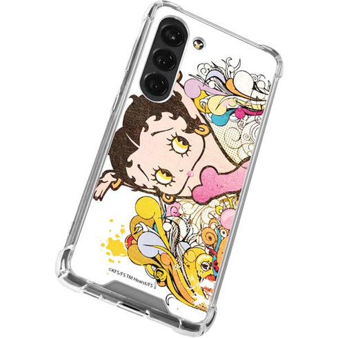 Betty Boop Hands Up Galaxy S23 Clear Case