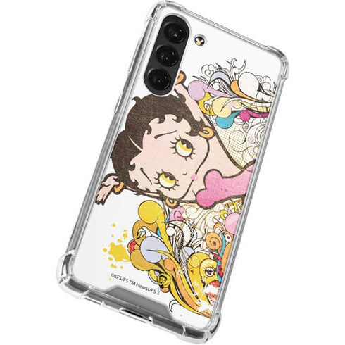 Betty Boop Hands Up Galaxy S23 Plus Clear Case