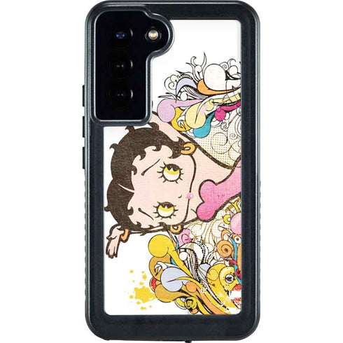 Betty Boop Hands Up Galaxy S23 Plus Waterproof Case