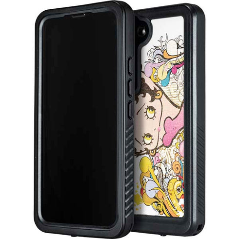 Betty Boop Hands Up Galaxy S23 Plus Waterproof Case