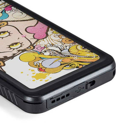 Betty Boop Hands Up Galaxy S23 Plus Waterproof Case