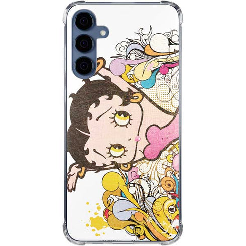 Betty Boop Hands Up Galaxy S24 Clear Case