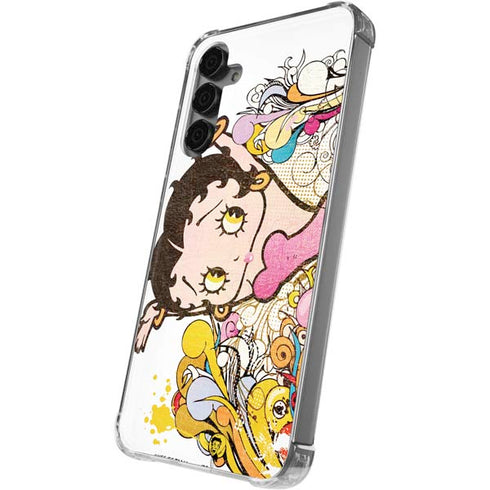 Betty Boop Hands Up Galaxy S24 Plus Clear Case