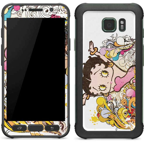 Betty Boop Hands Up Galaxy S7 Active Skin