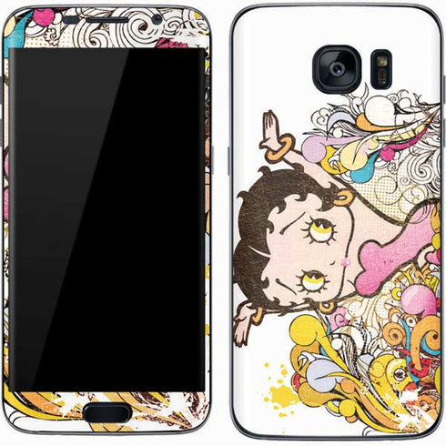 Betty Boop Hands Up Galaxy S7 Skin