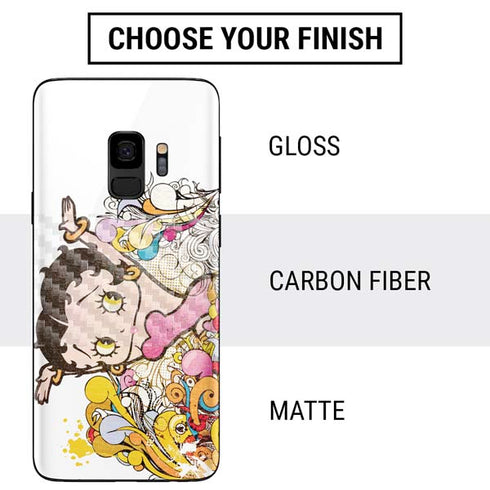 Betty Boop Hands Up Galaxy S9 Skin