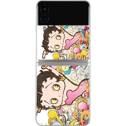 Betty Boop Hands Up Galaxy Z Flip3 5G Skin