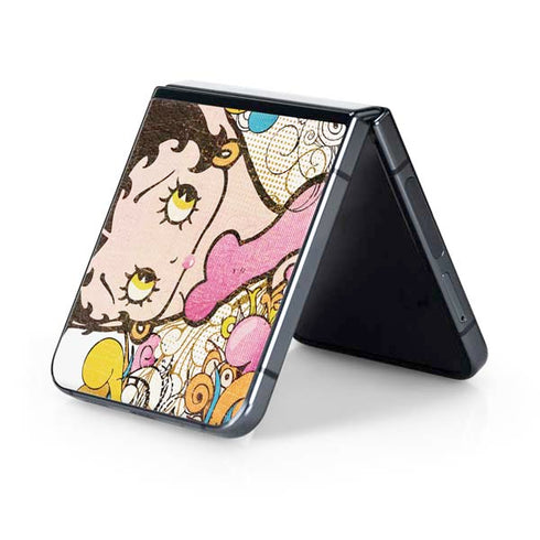 Betty Boop Hands Up Galaxy Z Flip5 5G Skin