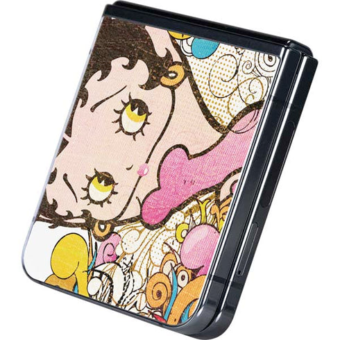 Betty Boop Hands Up Galaxy Z Flip5 5G Skin