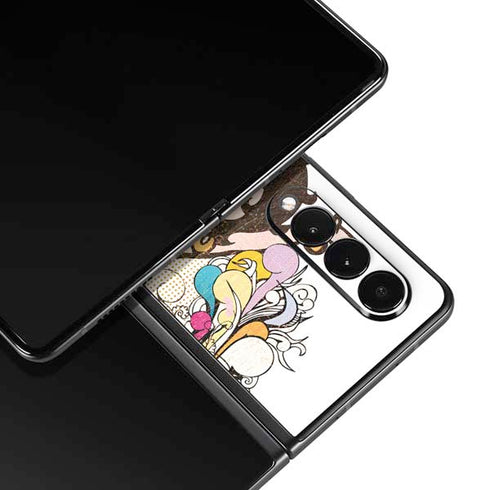Betty Boop Hands Up Galaxy Z Fold3 5G Skin