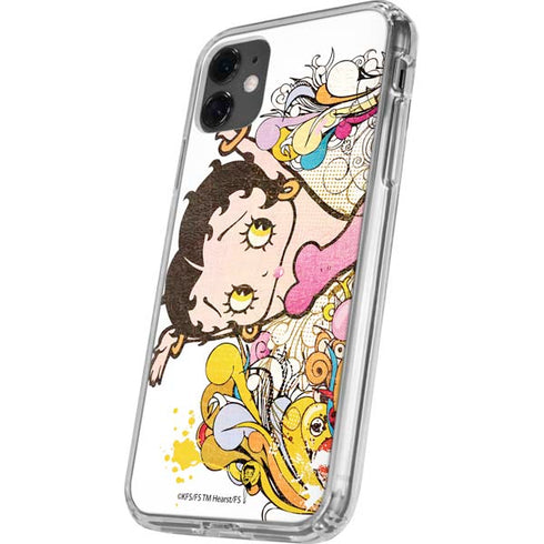 Betty Boop Hands Up iPhone 11 Clear Case