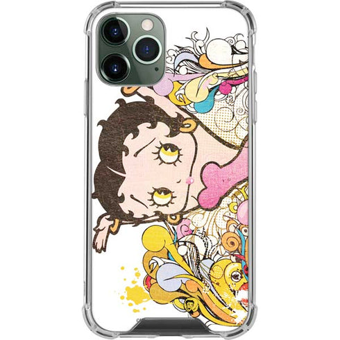 Betty Boop Hands Up iPhone 11 Pro Max Clear Case