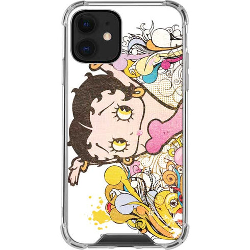 Betty Boop Hands Up iPhone 12 Clear Case