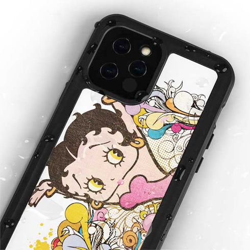 Betty Boop Hands Up iPhone 12 Pro Waterproof Case