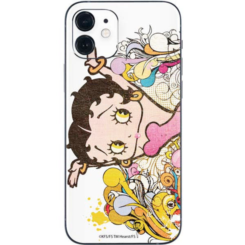 Betty Boop Hands Up iPhone 12 Skin