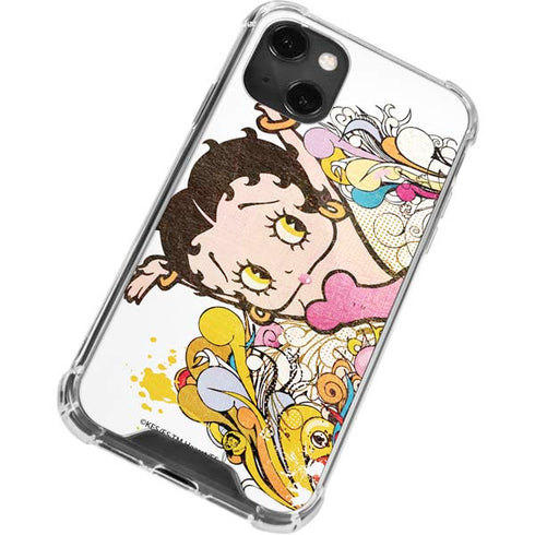 Betty Boop Hands Up iPhone 13 Mini Clear Case