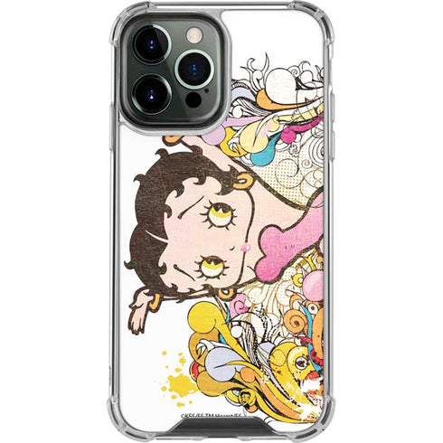 Betty Boop Hands Up iPhone 13 Pro Max Clear Case
