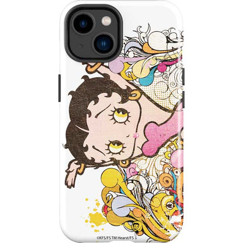 Betty Boop Hands Up iPhone 14 Plus Impact Case
