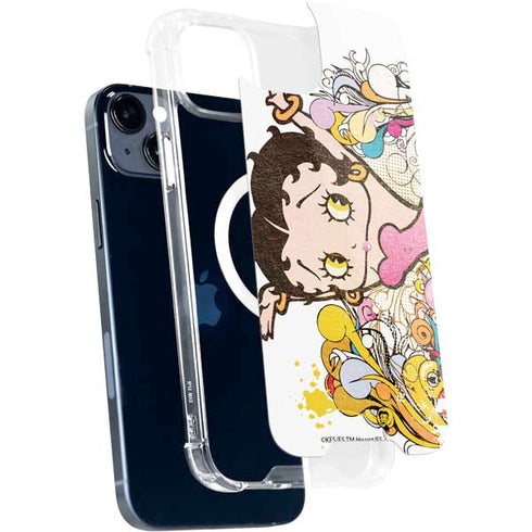 Betty Boop Hands Up iPhone 15 Plus MagSafe Case