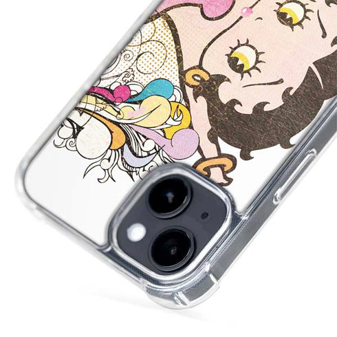 Betty Boop Hands Up iPhone 15 Plus MagSafe Case