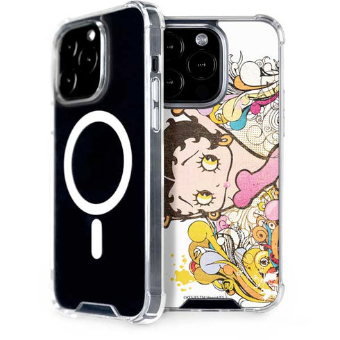 Betty Boop Hands Up iPhone 15 Pro MagSafe Case