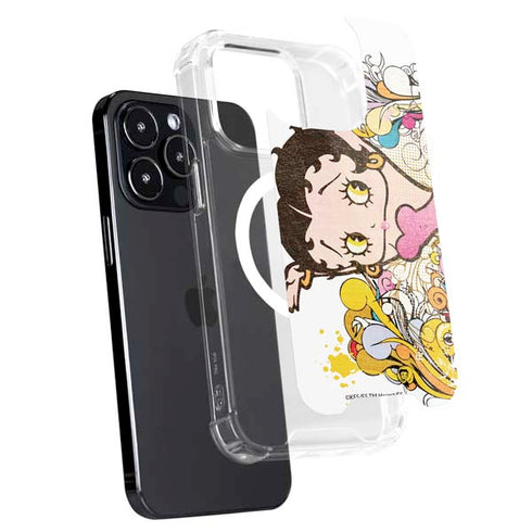 Betty Boop Hands Up iPhone 15 Pro MagSafe Case