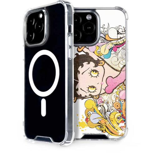 Betty Boop Hands Up iPhone 15 Pro Max MagSafe Case