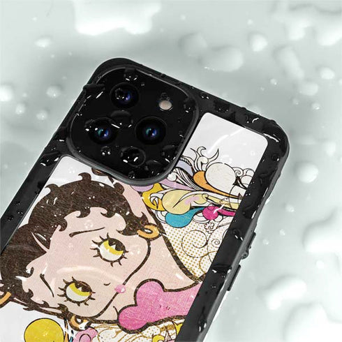 Betty Boop Hands Up iPhone 14 Pro Max Waterproof Case