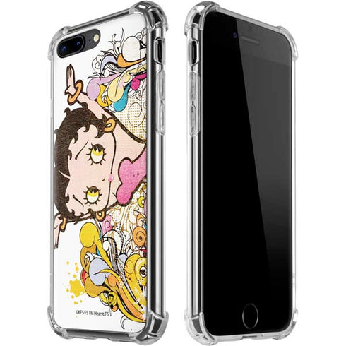 Betty Boop Hands Up iPhone 7/8 Plus Clear Case