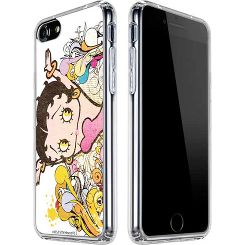 Betty Boop Hands Up iPhone SE (2nd & 3rd Gen) Clear Case