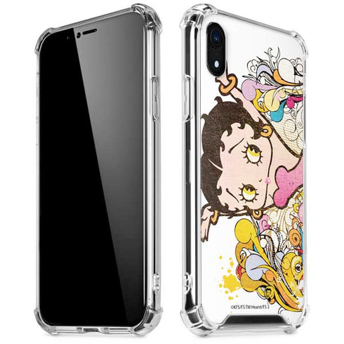 Betty Boop Hands Up iPhone XR Clear Case