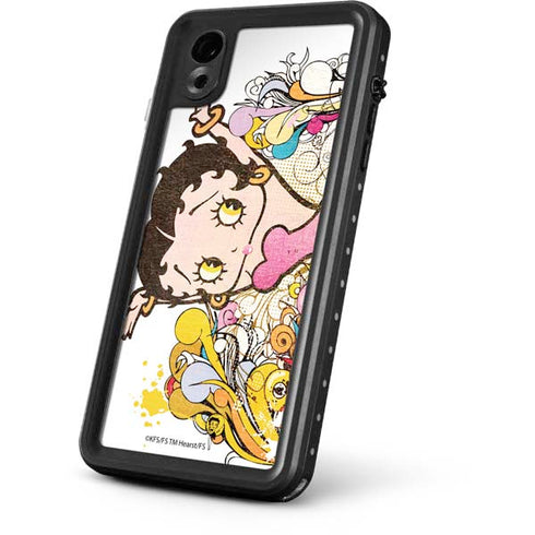 Betty Boop Hands Up iPhone XR Waterproof Case