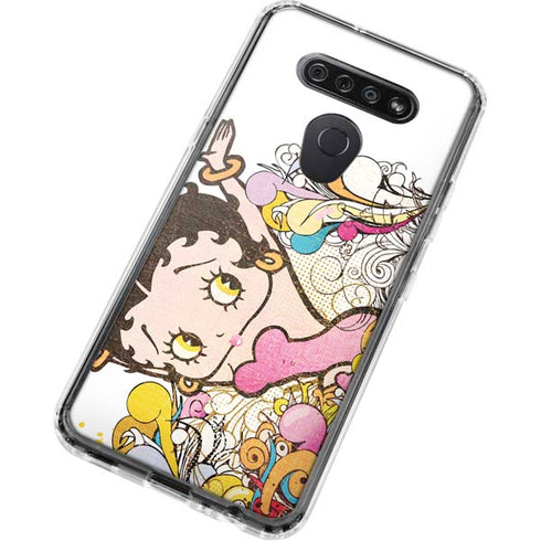 Betty Boop Hands Up LG K51/Q51 Clear Case
