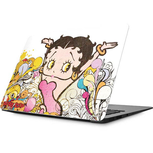 Betty Boop Hands Up Apple MacBook Skin