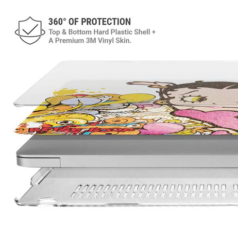 Betty Boop Hands Up MacBook Pro 16in (2019-20) Case plus Skin