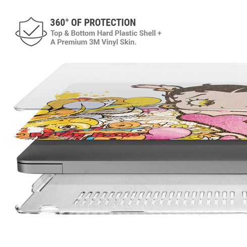 Betty Boop Hands Up MacBook Pro 16in (2021-25) Case plus Skin