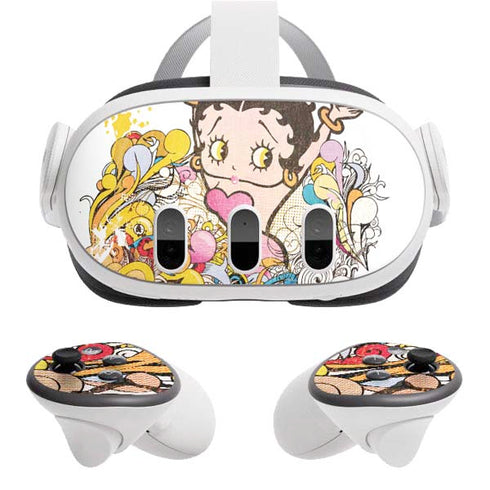 Betty Boop Hands Up Meta Quest 3 Skin