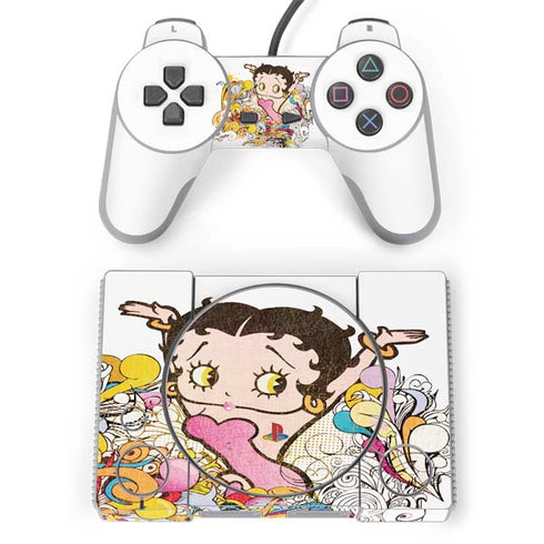 Betty Boop Hands Up PlayStation Classic Bundle Skin