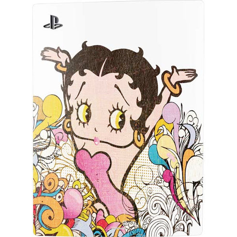 Betty Boop Hands Up PS5 Digital Edition Console Skin