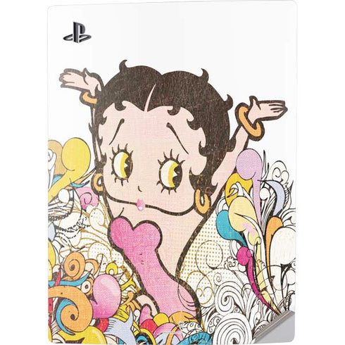 Betty Boop Hands Up PS5 Digital Edition Console Skin
