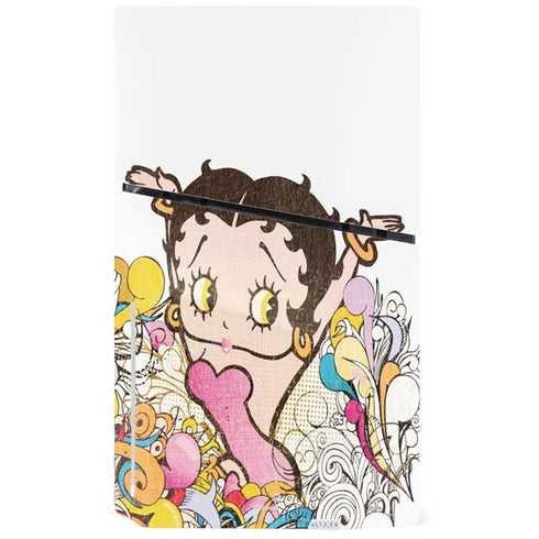 Betty Boop Hands Up PS5 Slim Disk Console Skin